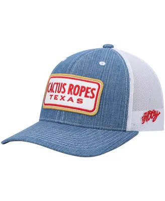 Men's Hooey Blue Cactus Ropes Snapback Hat