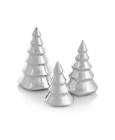 Nambe Deck The Halls Metal Christmas Tree Set