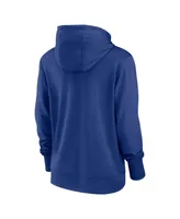 Women's Nike Royal Chicago Cubs Diamond Knockout Performance Pullover Hoodie