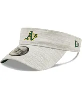 Men's New Era Gray Oakland Athletics Distinct Visor