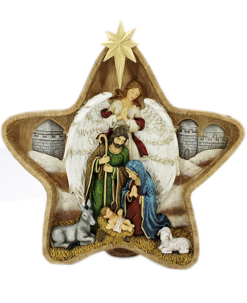 9" Star Nativity