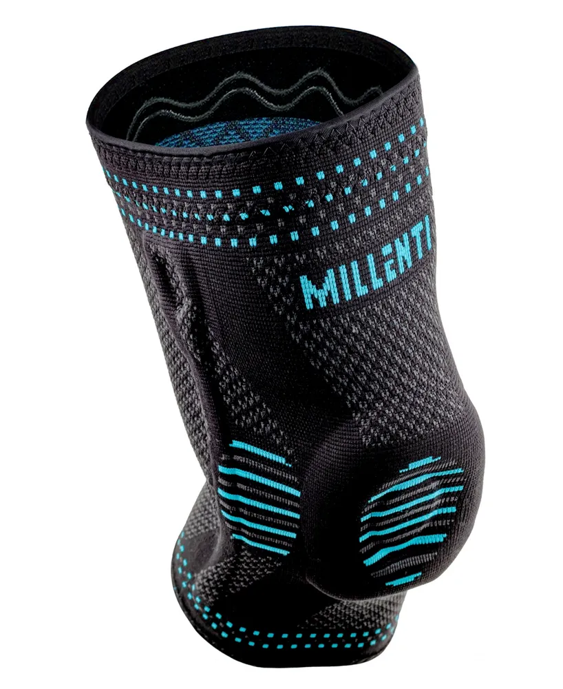 Millenti Unisex Knee Brace Compression Sleeve with Side Stabilizers Patella  Gel Pad