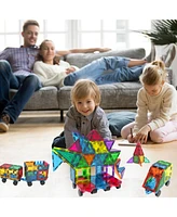 Mag-Genius 185 Piece Magnetic Building Block Set with 2 Bonus Pieces