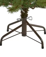 Vancouver Mountain Pine Artificial Christmas Tree with Lights and Bendable Branches, 48"