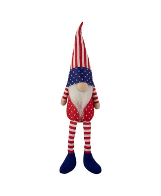 Sitting Patriotic Boy 4th of July Gnome