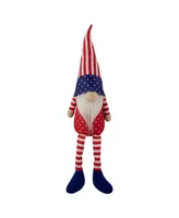 Sitting Patriotic Boy 4th of July Gnome