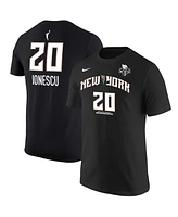 Men's Nike Sabrina Ionescu Black New York Liberty Explorer Edition Name and Number T-shirt