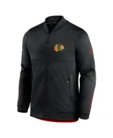 Men's Fanatics Black Chicago Blackhawks Locker Room Full-Zip Jacket