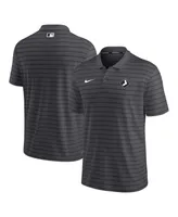 Men's Nike Charcoal Chicago White Sox Authentic Collection City Connect Striped Performance Polo Shirt
