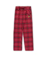 Women's Concepts Sport Red Chicago Blackhawks Plus Lodge T-shirt and Pants Sleep Set