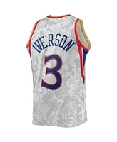 Men's Mitchell & Ness Allen Iverson White Philadelphia 76ers Hardwood Classics 1996-97 Lunar New Year Swingman Jersey