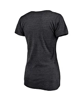 Women's Fanatics Heathered Charcoal New York City Fc 2021 Mls Cup Champions Locker Room V-Neck T-shirt