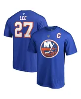 Men's Fanatics Anders Lee Royal New York Islanders Name and Number T-shirt