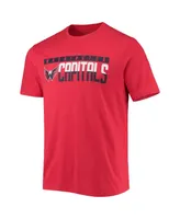 Men's LevelWear Red Washington Capitals Richmond Wordmark T-shirt