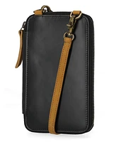 Timberland Rfid Leather Phone Crossbody Wallet Bag