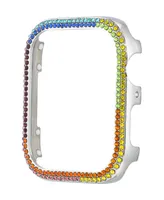 Steve Madden Women's Rainbow Crystal Protective Case designed for Apple Watch 40mm
