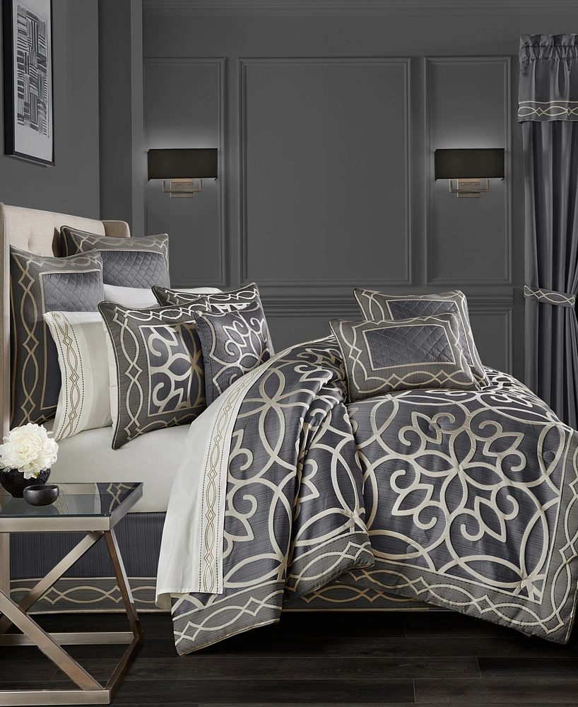 J Queen New York Deco 4-Pc. Comforter Set, California King