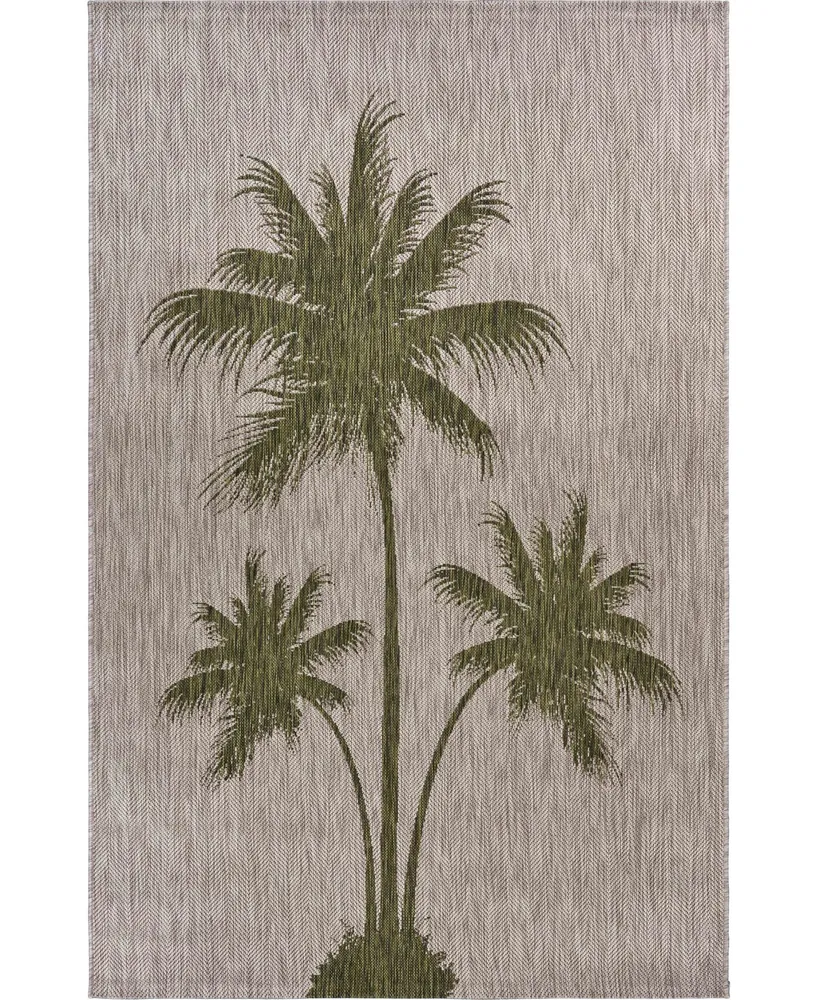 Closeout! Lr Home Alfresco AFS81503 5' x 7' Outdoor Area Rug