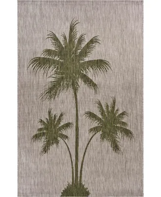 Closeout! Lr Home Alfresco AFS81503 5' x 7' Outdoor Area Rug