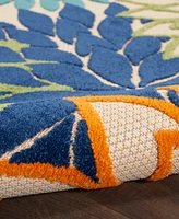 Nourison Home Aloha ALH05 5'3" x 7'5" Outdoor Area Rug
