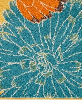 Nourison Home Allur ALR06 2'3" x 7'6" Runner Rug