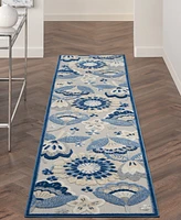 Nourison Home Aloha ALH25 2'3" x 12' Runner Rug