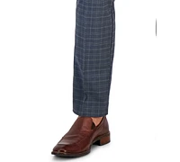 Perry Ellis Men's Essentials Slim Fit Plaid Dress Pants