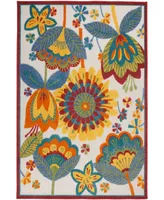 Nourison Home Aloha ALH25 5'3" x 7'5" Outdoor Area Rug