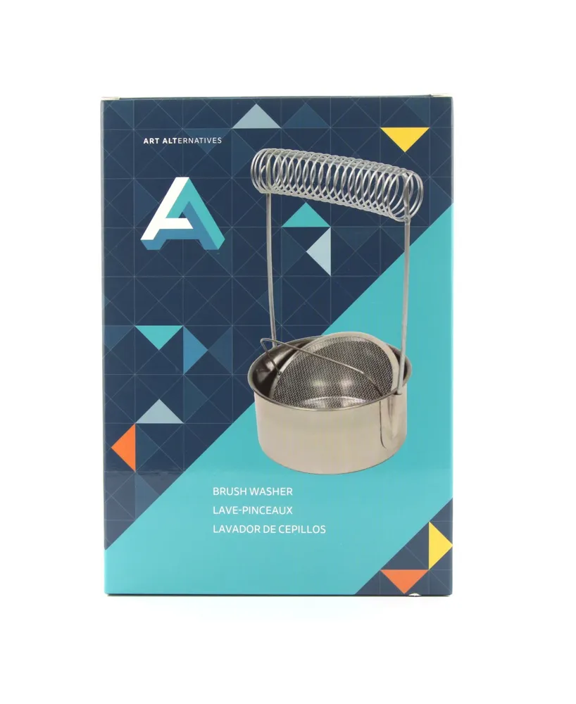 Art Alternatives Stainless Steel Brush Washer Spiral Brush Holder