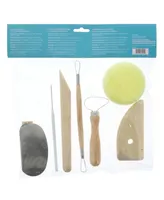 Art Alternatives Pottery Tool Kit Set, 8 Piece