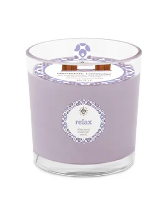 Seeking Balance 2 Wick Relax Geranium Lavender Spa Jar Candle, 12 oz