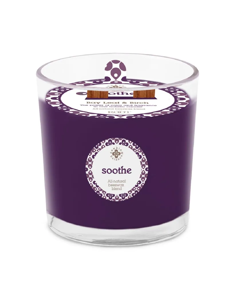 Seeking Balance 2 Wick Soothe Bay Leaf Birch Spa Jar Candle, 12 oz