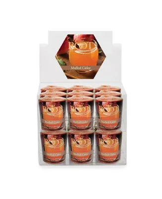 Votive Mulled Cider 20 Hour Candles Set, 18 Piece