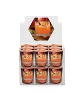 Votive Mulled Cider 20 Hour Candles Set, 18 Piece