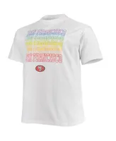 Men's Fanatics White San Francisco 49ers Big and Tall City Pride T-shirt