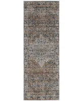 Feizy Kaia R39GM 3' x 12' Runner Area Rug