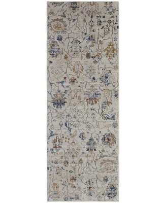 Feizy Kaia R39GP 3' x 12' Runner Area Rug