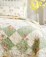 Greenland Home Fashions Bliss Quilt Set, 3-Piece Full - Queen