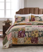 Greenland Home Fashions Antique Chic 100 Cotton Patchwork Quilt