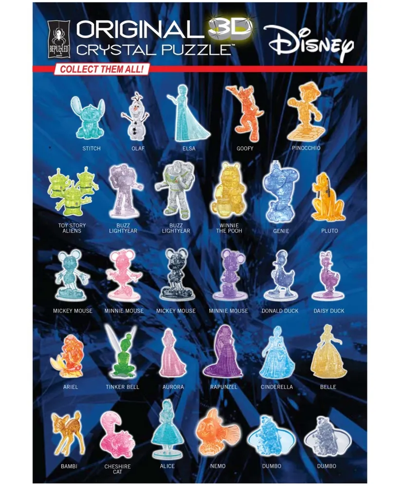 3D Disney Cheshire Cat Crystal Puzzle Set