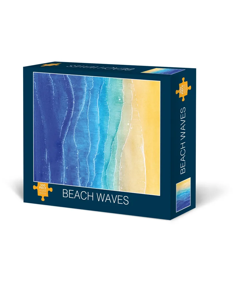 Willow Creek Press Beach Waves Puzzle Set, 500 Piece