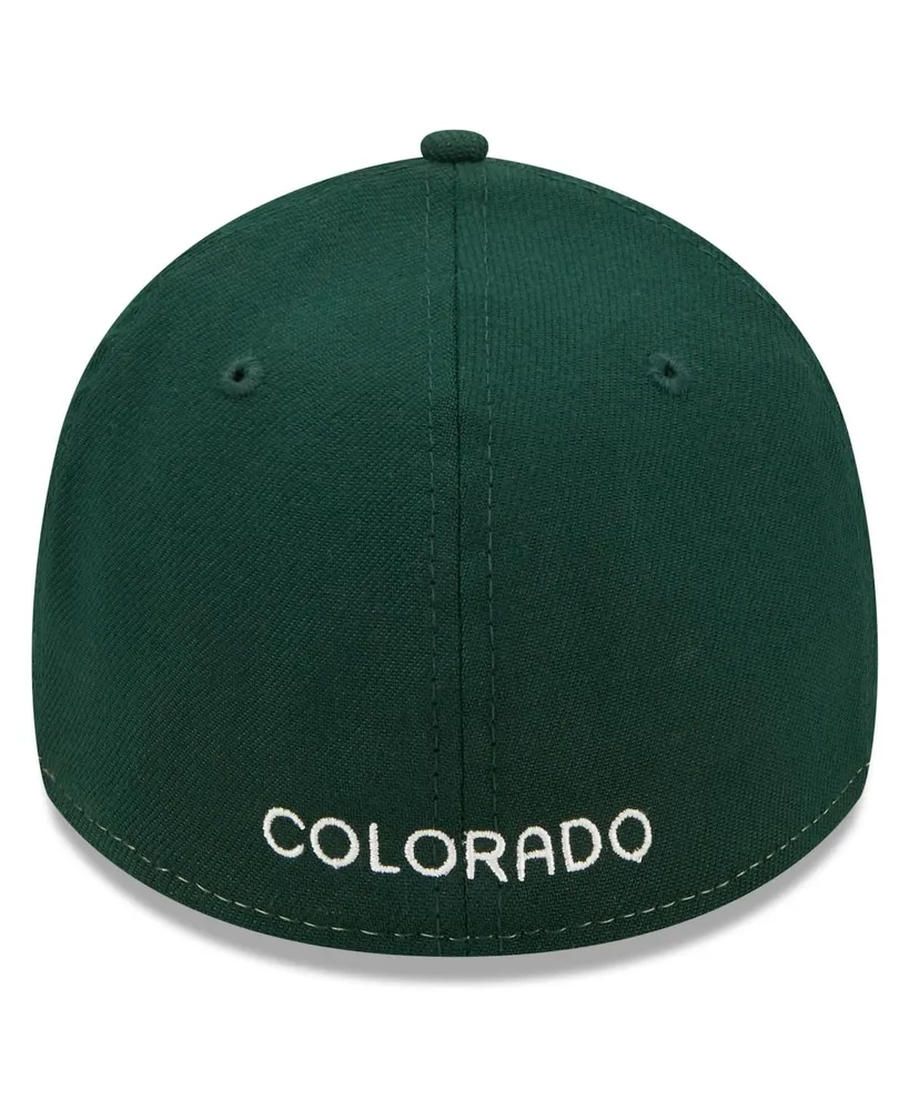 Men's New Era White Colorado Rockies City Connect 39THIRTY Flex Hat