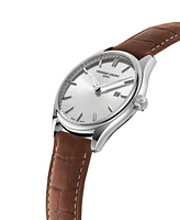 Frederique Constant Men's Swiss Classics Brown Leather Strap Watch 40mm