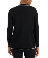 Anne Klein Women's Malibu Piped Cardigan