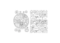 A Million Cute Animals: Adorable Animals to Color by Lulu Mayo