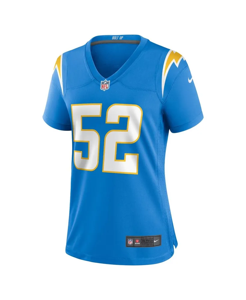 Women's Nike Khalil Mack Powder Blue Los Angeles Chargers Game Jersey