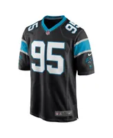 Men's Nike Derrick Brown Black Carolina Panthers Player Game Jersey