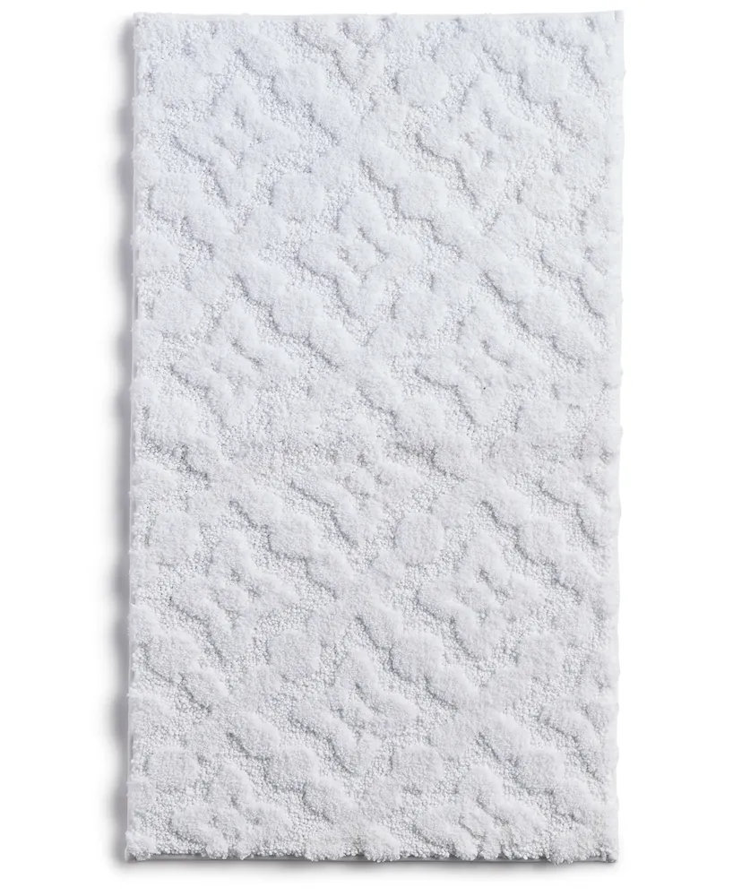 Charter Club Sculpted Bath Rug, 19" x 34",, Exclusively at Macy's