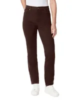Gloria Vanderbilt Women's Amanda Colored Twill Straight-Leg Jeans, Regular & Short