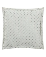 J Queen New York Blue Garden Decorative Pillow, 18" x 18"